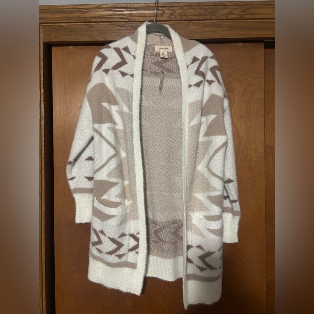 Jessica Simpson Aztec print cardigan